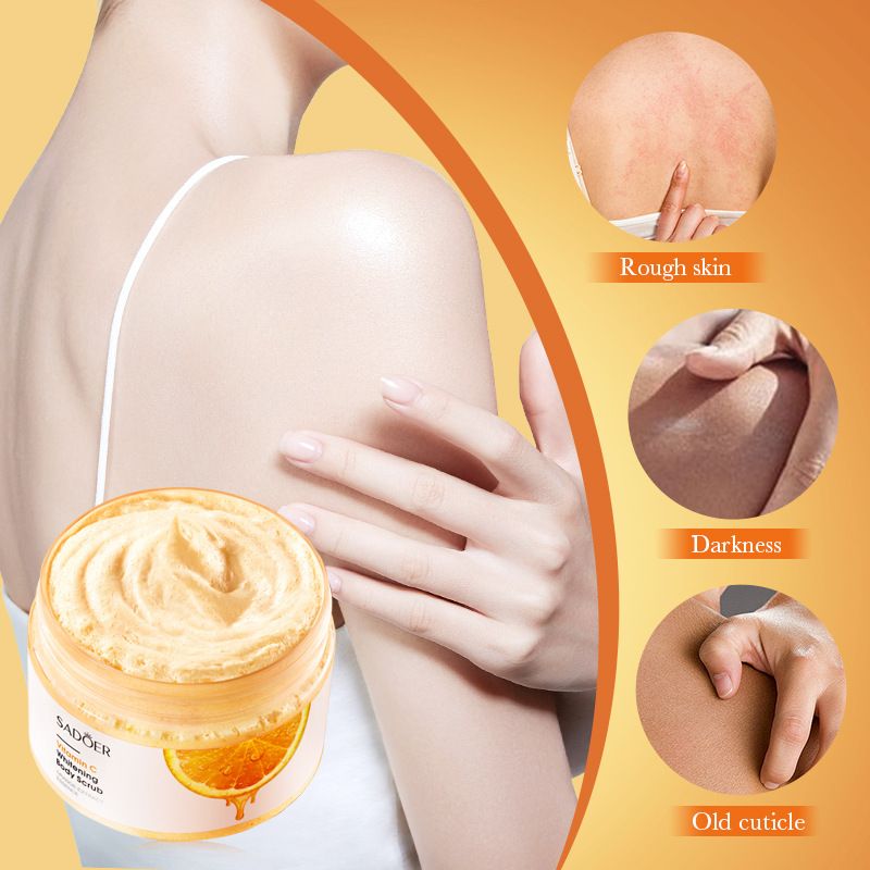 SADOER Vitamine C Whitening Body Exfoliërende Scrub_voghion.com