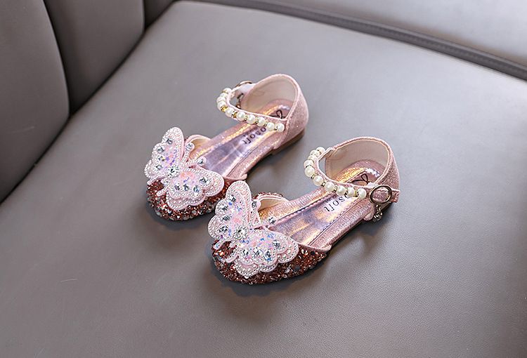 Nuove scarpe da ballo per bambine, principessa, con diamanti, singole, da donna_voghion.com