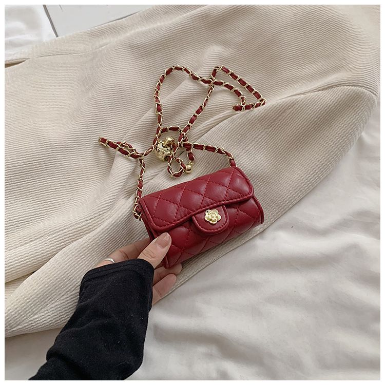 Borsa a tracolla da donna, borsa monospalla con filo ricamato a forma di diamante e pallina dorata, mini borsa casual da viaggio_voghion.com