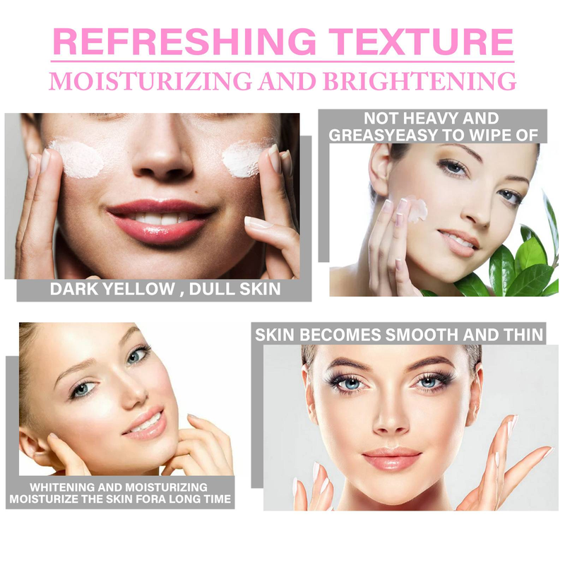 BeautyLife 50g Creme Hidratante de Absorção Rápida Ampla Aplicação Multifuncional Creme Clareador de Colágeno Facial para Menina_voghion.com