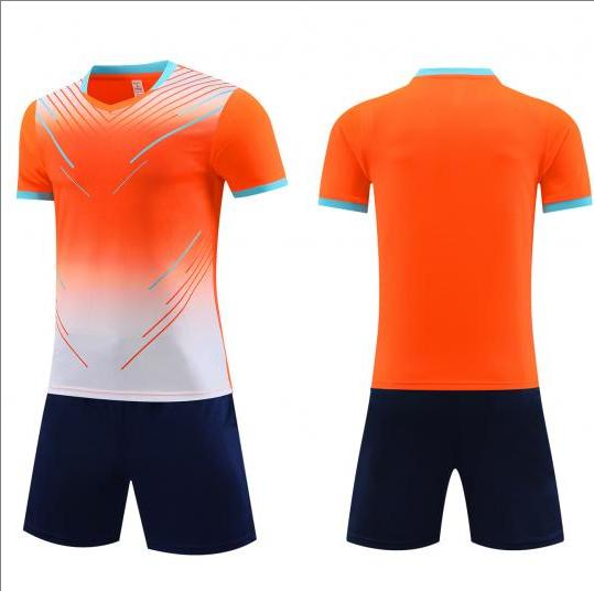 2425 Conjunto de traje de fútbol para adultos y niños, camiseta de fútbol deportiva, ropa de entrenamiento_voghion.com