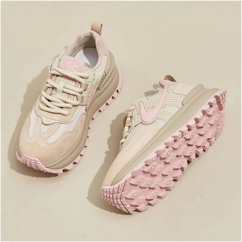 Frühling Herbst 2025 Mode Turnschuhe Frauen Mikrofaser Tragen-Beständig Laufschuhe 35-40_voghion.com