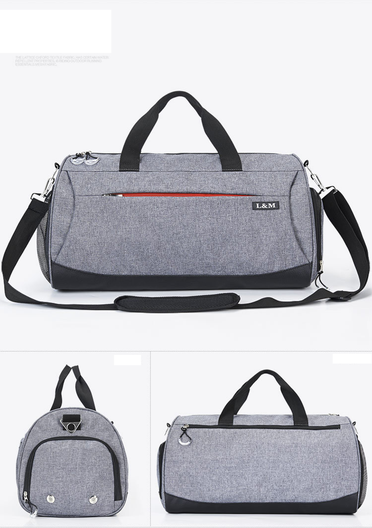 Sac de fitness, sac à bandoulière pour homme, sac de yoga, sac de sport pour femme, sac d'entraînement à main, sac de voyage transfrontalier, sac de séparation sec et humide_voghion.com
