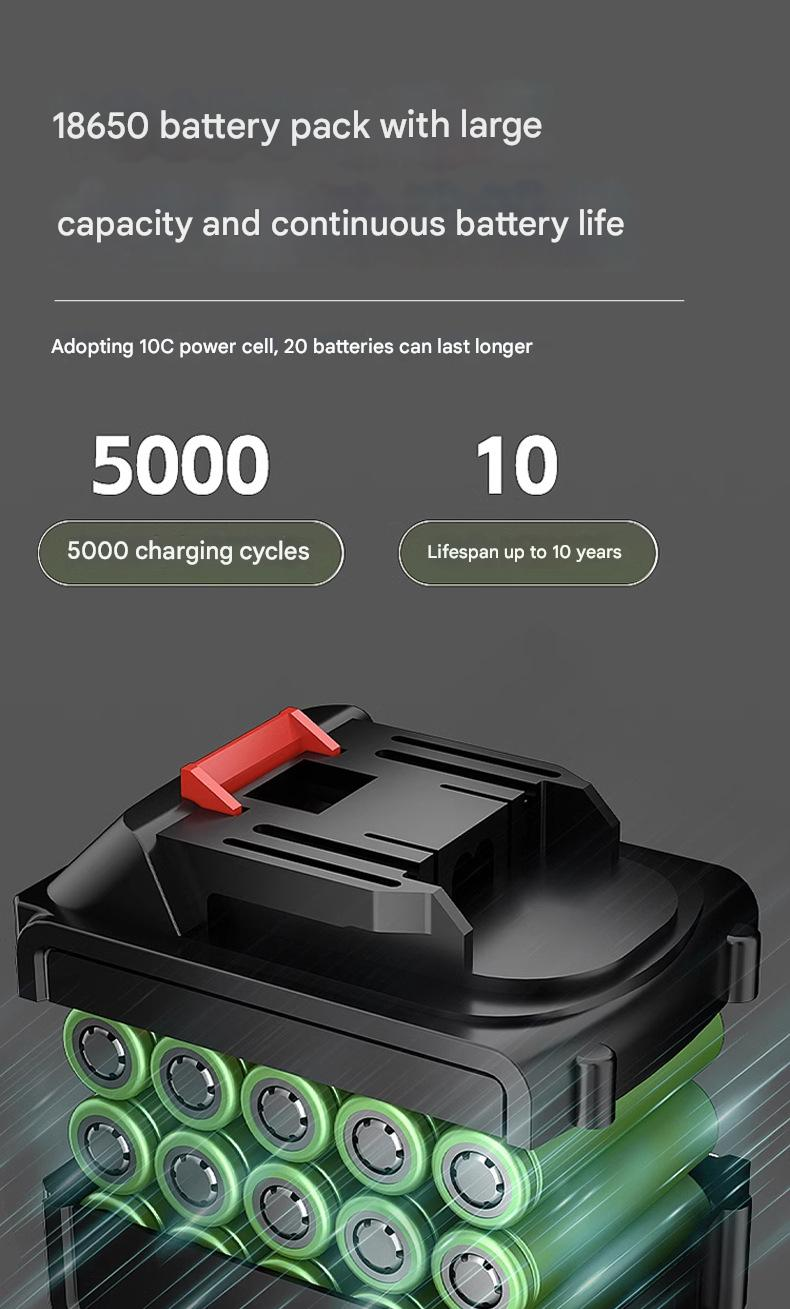DaVKing Electric Lawn Mower Household Small Rechargeable Lawn Mower Lithium Battery Agricultural Orchard Harvesting Weeder_voghion.com