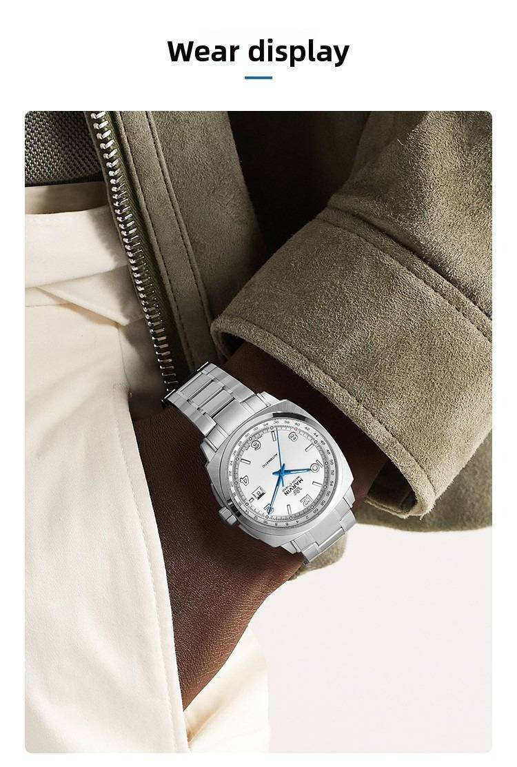 Marvin Watch: Malton Cushion Stilvolle automatische Herrenuhr_voghion.com