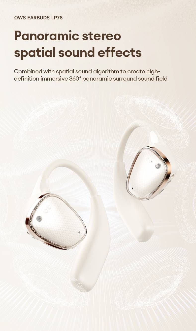 Original Lenovo LP78 OWS Wireless Headphones 5.4 Bluetooth Earphone Stereo Game Call Noise Reduction Earbuds Sport Music Headset_voghion.com