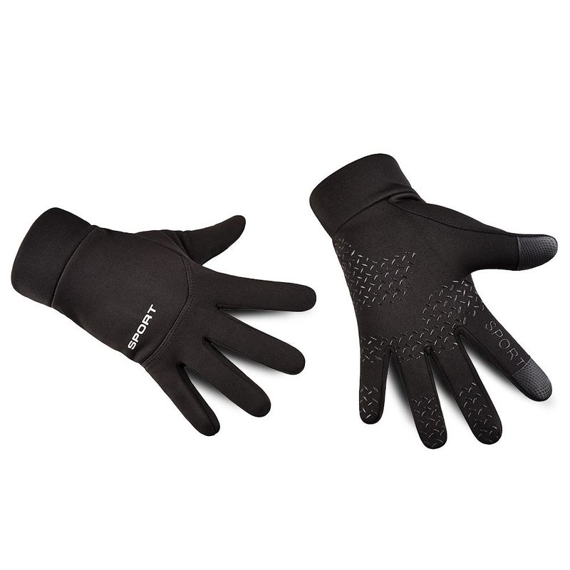 Outdoor Warm Herbst Winter Radfahren Sport Winddicht Wasserdicht Volle Finger Skifahren Kältebeständig Anti Slip Touchscreen_voghion.com