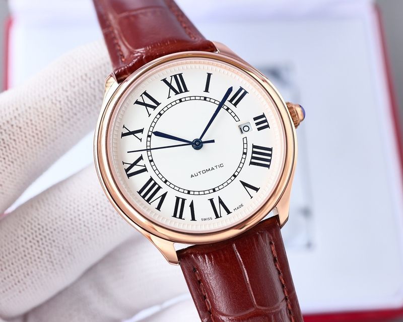 Swiss Couple New Blue Pointer Balloon Fully Automatic Mechanical Movement Men's Watch_voghion.com