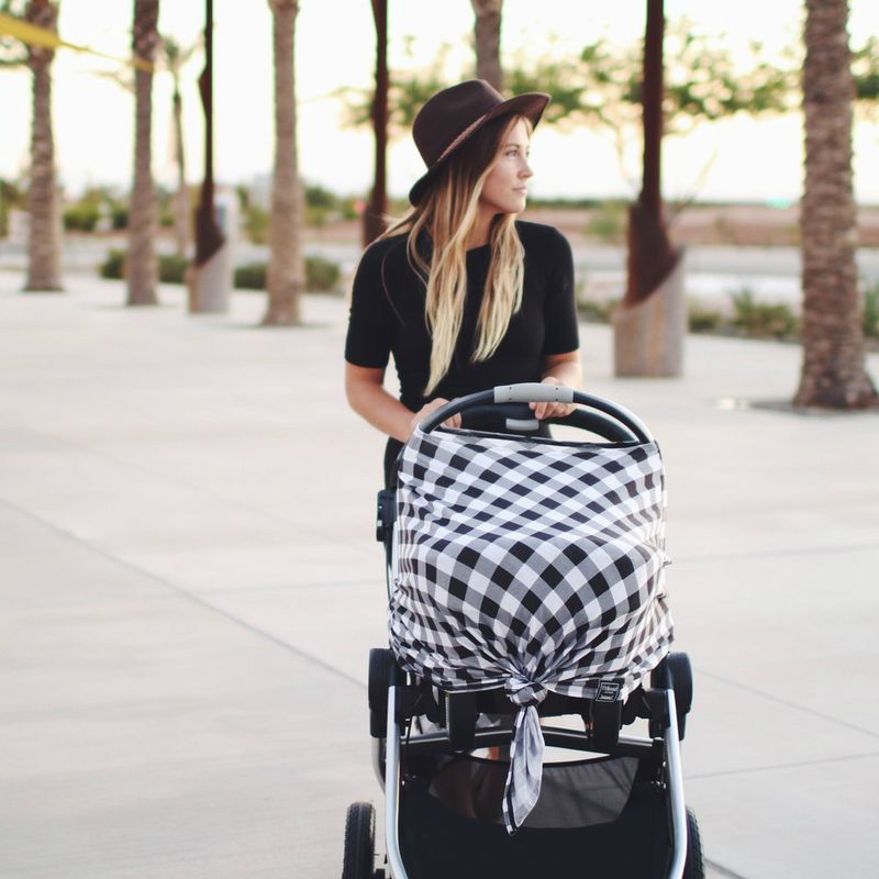 hot multi-functional nursing towel blouse baby wrap towel baby car cover anti-light nursing towel feeding gown_voghion.com