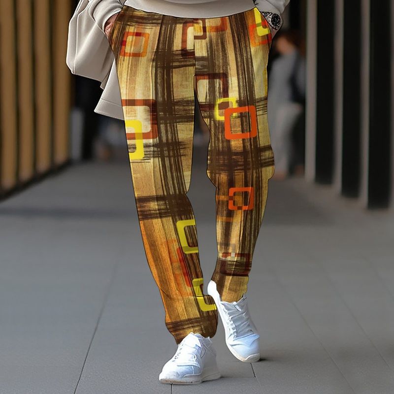 2024 New Men's Spring Summer Loose Straight Sports Casual American Oversize Long Pants_voghion.com