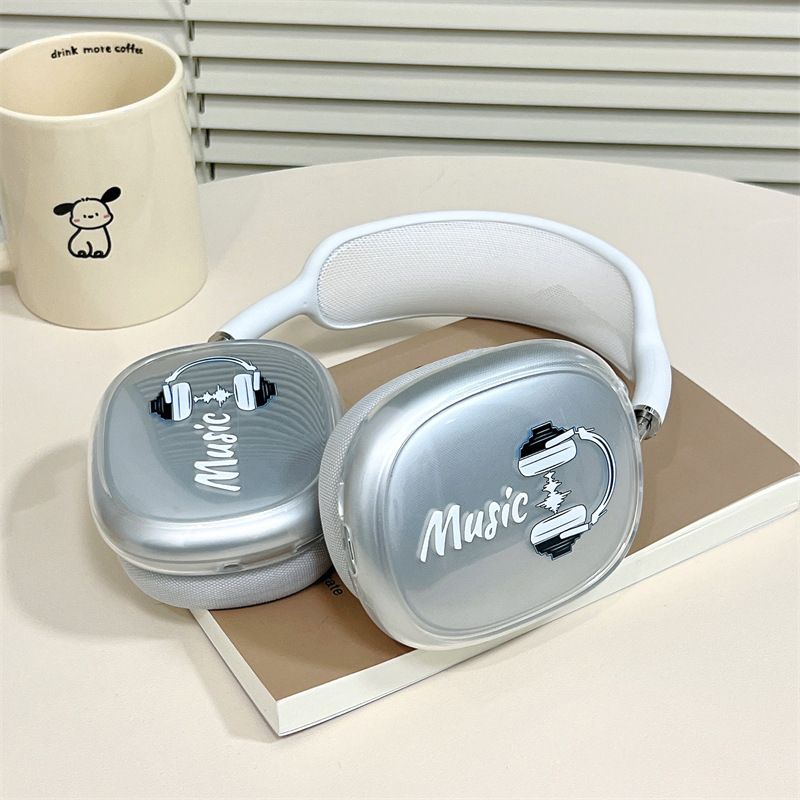 Personalized Headset for  AirPods MAX Headset Case Wireless Bluetooth Transparent Protective Cover_voghion.com