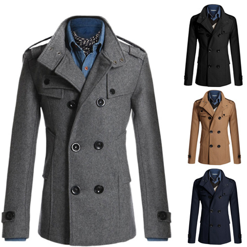 Herretrenchcoat Herretweedfrakk for menn_voghion.com