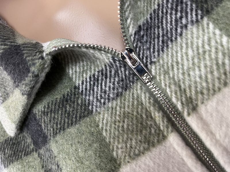 Pantaloncini casual da donna con tasca versatile con cerniera stampata scozzese stampata_voghion.com