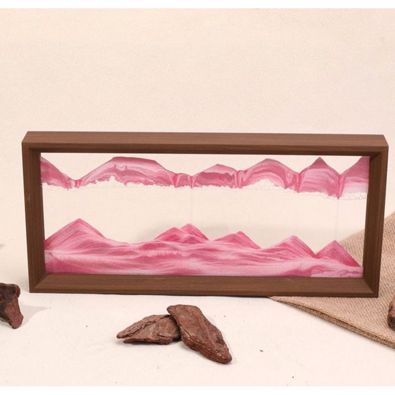 Creative Photo Frame Liquid Sand Painting TV Cabinet Office Desk Home Decor Graduation Season Souvenir Light Luxury Gift_voghion.com