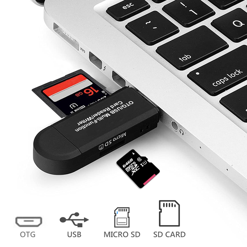 2 In 1 USB SD Card Reader Micro USB Memory OTG Adapter For SDXC/SDHC/SD/MMC/RS-MMC/Micro SD/TF /Micro SDXC/Micro SDHC/UHS-I_voghion.com