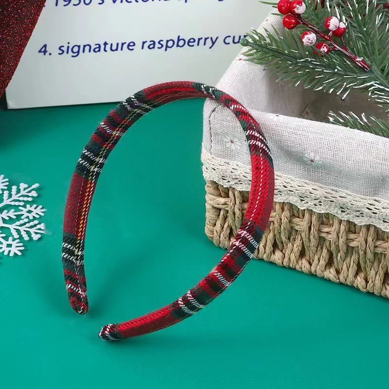 Chifres de veado vermelho cabelo feminino no outono e inverno, chapéus fofos para crianças, faixa de cabeça de rena da série Forest para adultos_voghion.com