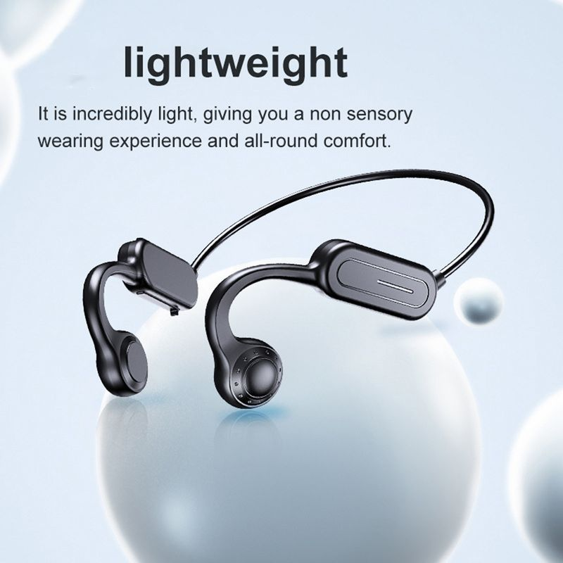 Q88 Wireless Earphone Ear Hook Noise Reduction Comfortable Bone Conduction Built-in Microphone Sports Stereo_voghion.com