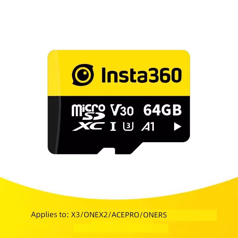 Shadow Stone Insta360 originální paměťová karta 128G TF karta 256G/512G adaptér X4 // X3/Ace Pro_voghion.com