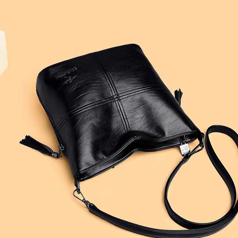 Borsa a secchiello Bali Kangaroo, nuova, da donna, a tracolla, semplice e alla moda, per mamme anziane di mezza età_voghion.com