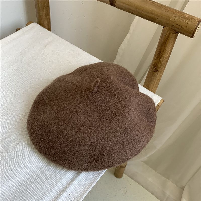 Neuheiten Elegante Wolle Künstler Maler Neue Winter Klassische Heiße Frauen Mädchen Weibliche Verdickte Woll Französisch Hut Baskenmütze Kappe Gorros_voghion.com