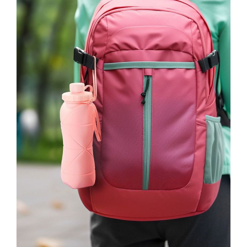 Bouteille en silicone pliable de grande capacité, résistante aux hautes températures, pour voyage en plein air, pliable, portable, à compression_voghion.com