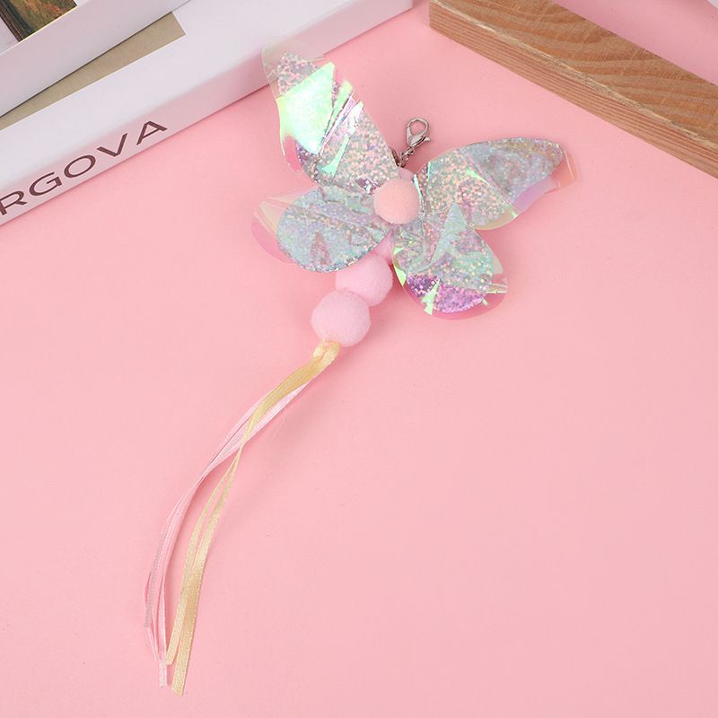 Wand Butterfly Dragonfly Ladybug Bee Replacement Heads Toy Cat Teaser Bell Tassel Bagged_voghion.com