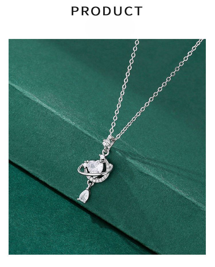 Collar de plata de ley para mujer, diseño de estrella y luna de ensueño, 2024, nuevo colgante, cadena para clavícula, el mejor regalo para amigas._voghion.com