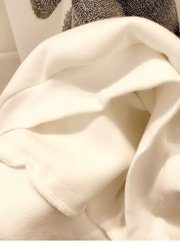 Versione coreana Ins2024 Nuova felpa con cappuccio casual ampia per le donne con pile spesso e autunno/inverno tridimensionale lunga_voghion.com