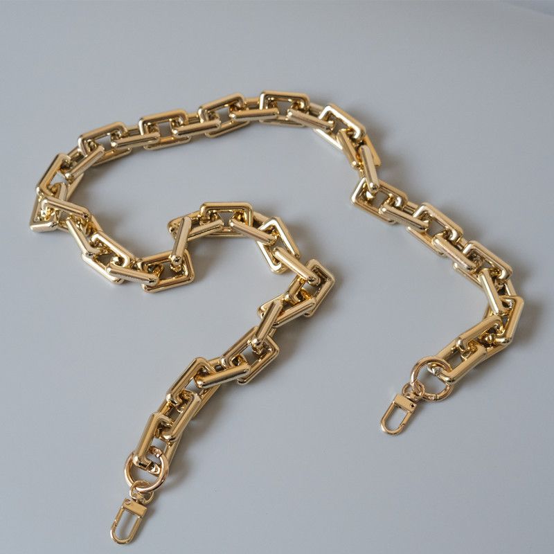 Fashion Internet Celebrity Style Gold Versatile Thick Cloud Handbag Shoulder Underarm Bag Chain Crossbody Strap_voghion.com