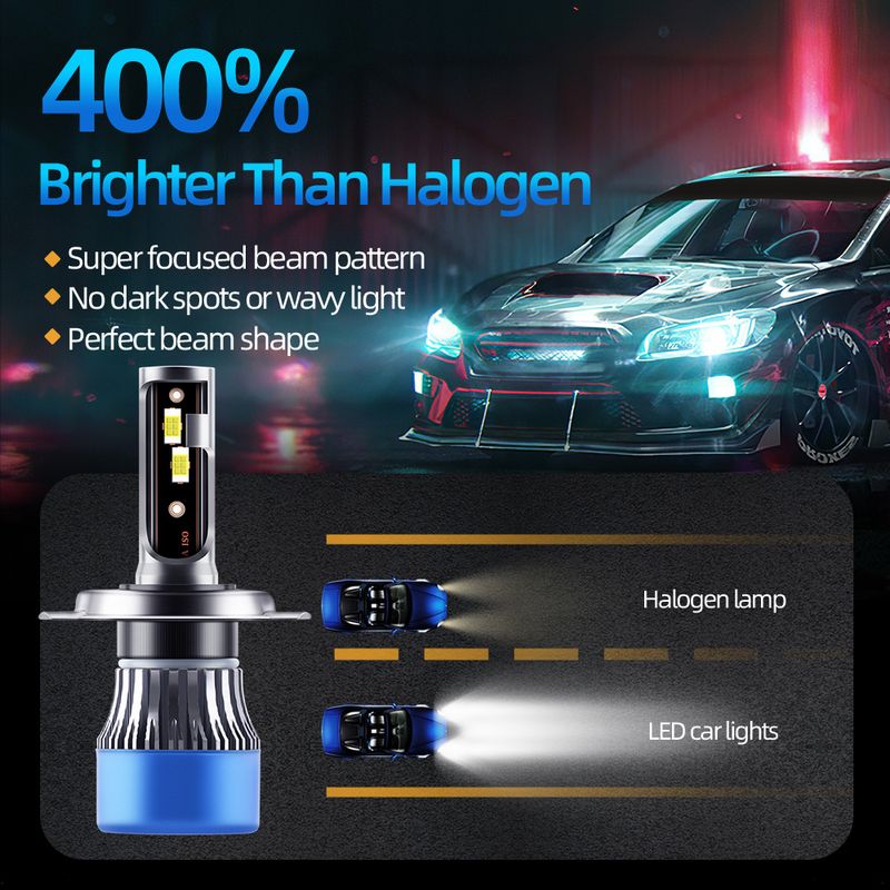 LED Headlight High Low Beam 9005 H11 H8 H9 Fog Light Bulbs Auto Car Headlamp Replacement For Honda Civic 2016 2017-2019_voghion.com