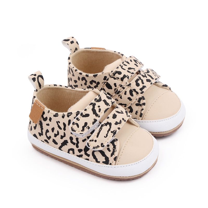 Mère et enfants printemps et automne chaussures bébé 3-6-12 mois bébé double Velcro chaussures enfant en bas âge chaussures bébé M22-13_voghion.com