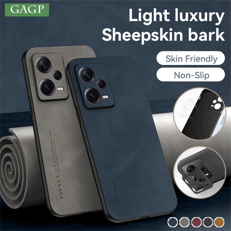 Luksusa aitādas tekstūras ādas tālruņu futrāļi Xiaomi Redmi Note 12 11 10 9 8 Pro Redmi Note 12PRO+ 11E 10X POCO M3 7 5 Cover_voghion.com