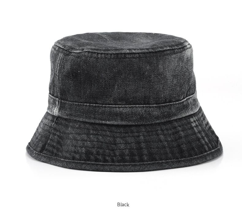 Sport e tempo libero Cappello da bacino in denim lavato da donna Tendenza della moda giapponese Protezione solare per esterni Cappello da pescatore ombreggiante, Cappello da pescatore_voghion.com