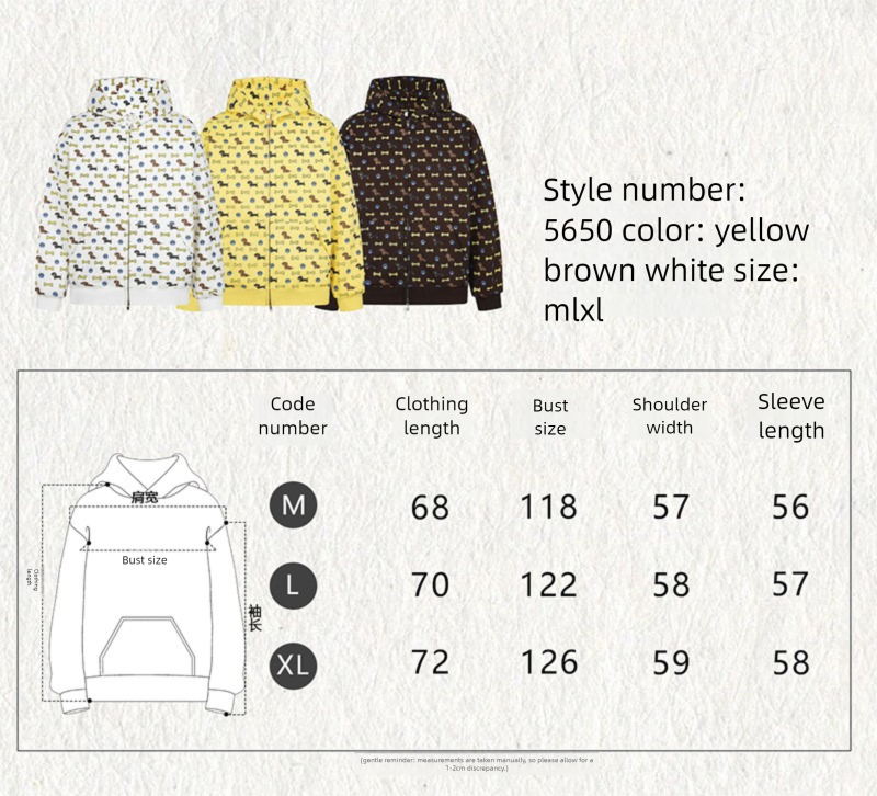 American Style Puppy Full Print Hoodie 2025 Männer und Frauen Herbst Lose Casual Trendy Marke Paar Jacke_voghion.com