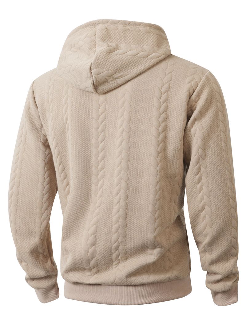 Herren-Hoodie-Sweatshirt mit Stickerei und passender Hose – Lässiges Fleece-Jogging-Outfit für Streetwear und Freizeit_voghion.com