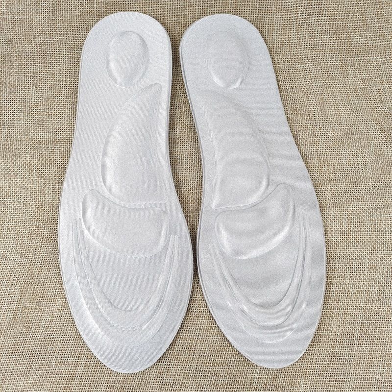 3D-Fußgewölbe-Sport-Einlegesohle für Männer und Frauen, atmungsaktiv, Schweißabsorption, superweich, Stoßdämpfung, Massage, dreidimensionales Deodorant mit weicher Unterseite_voghion.com