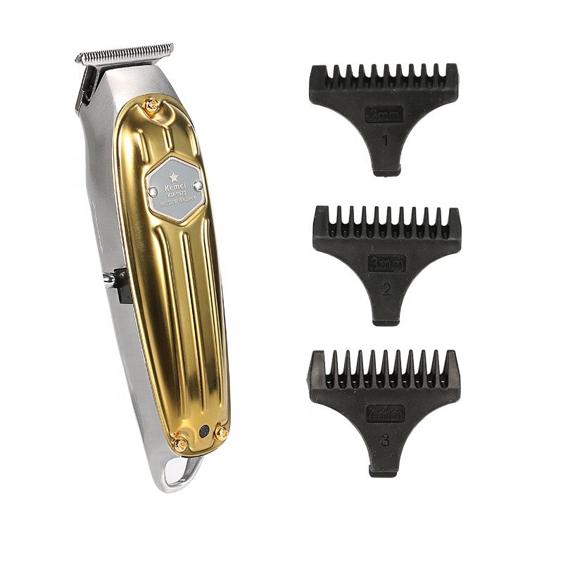 Kemei KM-1973 Alle Metalen Professionele Mannen Elektrische Draadloze Tondeuse Mannelijke 0mm Kaalhoofdige T Blade Kapsel hine_voghion.com
