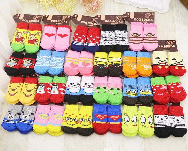 Anti-slip Socks For Dogs And Cats 4 Pcs. By PawParty Store_voghion.com