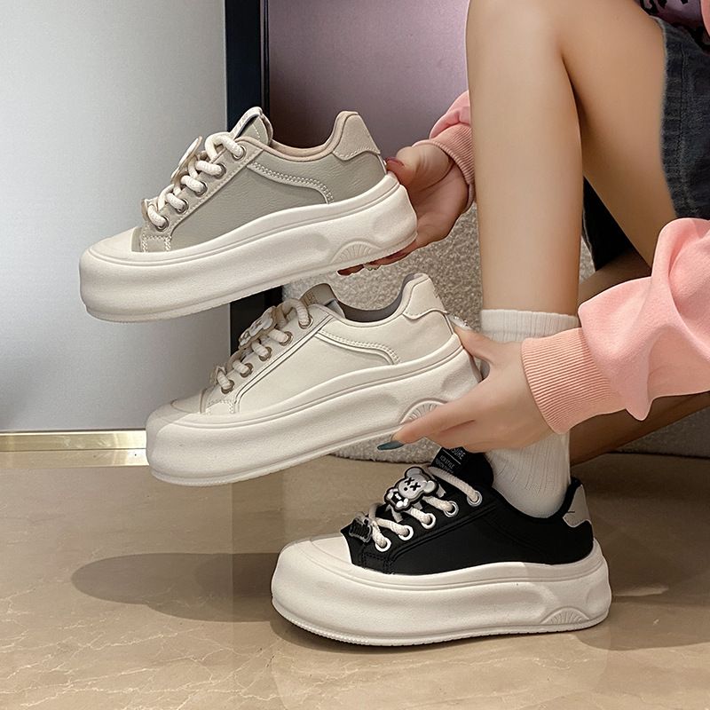 Scarpette bianche per bambini, ragazze, studenti, tempo libero, sport, scarpe da tavola versatili, tiro da strada_voghion.com
