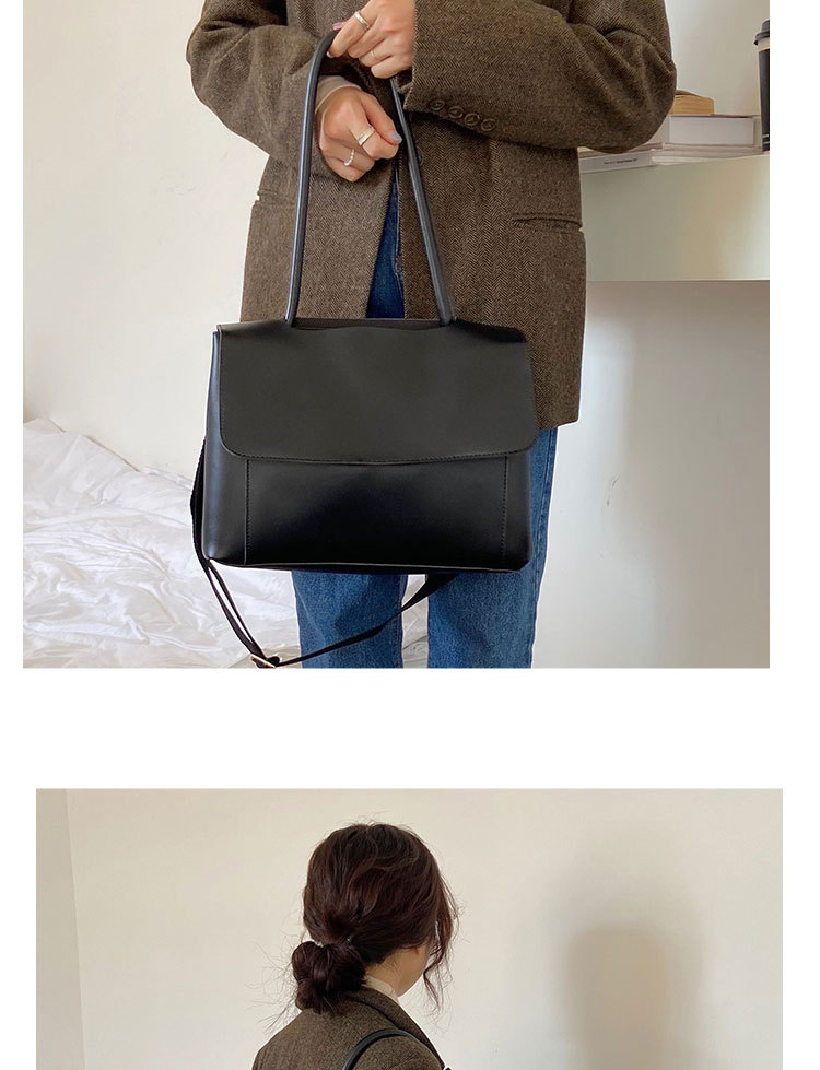 Borsa di grande capacità, Autunno e inverno, Nuovo stile alla moda ed elegante, Valigetta semplice e retrò, Design di nicchia femminile, Borsa a tracolla con una spalla_voghion.com