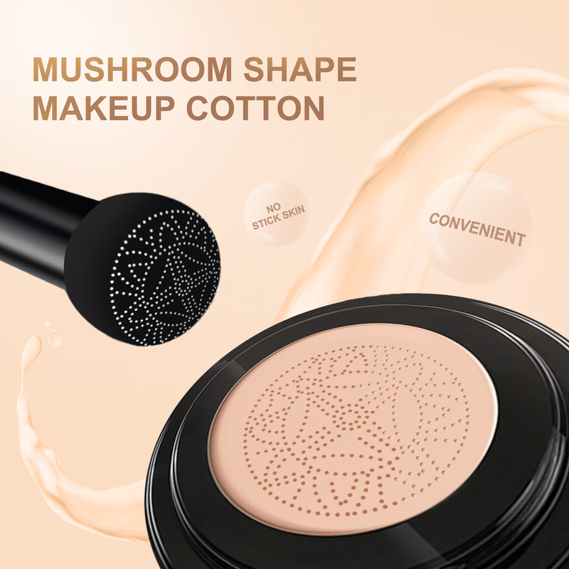 West&Month-cojín de aire con cabeza de seta, corrector humectante, aislamiento de reparación Natural, crema de belleza de maquillaje duradera_voghion.com