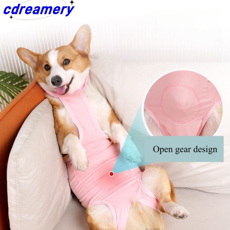 Dog Post-operative Clothing Postoperative Rehabilitation Suit Recovery Suits Anti-lick Weaning Strap Pet Jumpsuits_voghion.com
