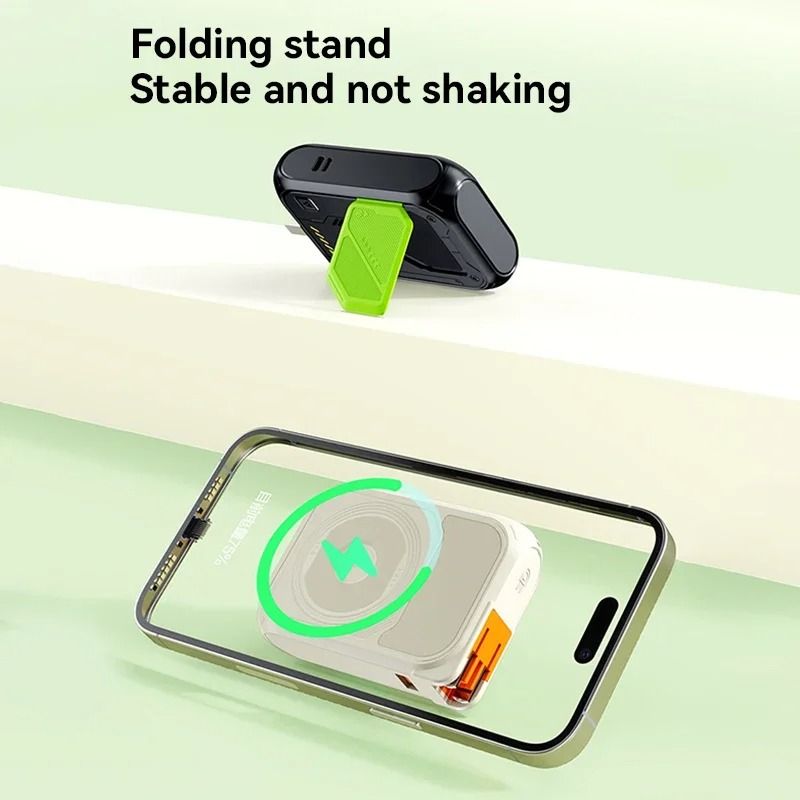 80000 MAh Tragbare Magnetbank PD20W Schnelllade-Mobilstromversorgung mit AC-Steckerladegerät für iPhone Samsung Xiaomi_voghion.com