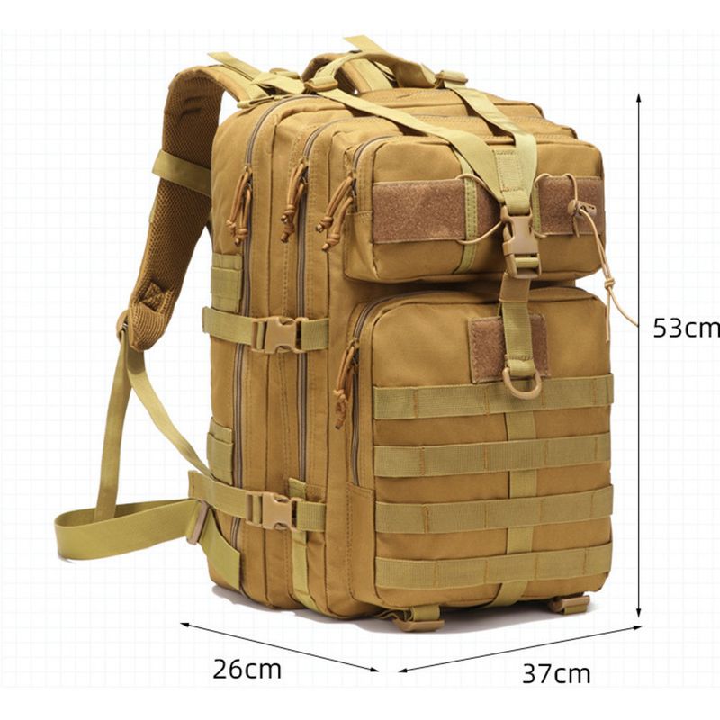 Tactical Military Outdoor Mountaineering Hiking Camping Multi functional Large Capacity Backpack New Product_voghion.com