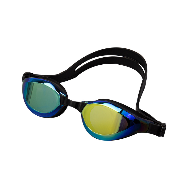 Swimming made of silicone waterproond anti fog goggles, colorful polarized electroplated high-definition adult_voghion.com