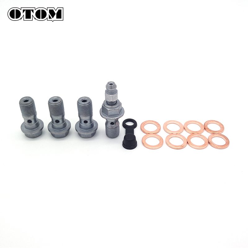 Komplet vijakov OTOM M10xP1.0 za motorno kolo, vijak za oljno cev za zavore KTM HUSQVARNA Brembo, zavore za umazano kolo_voghion.com
