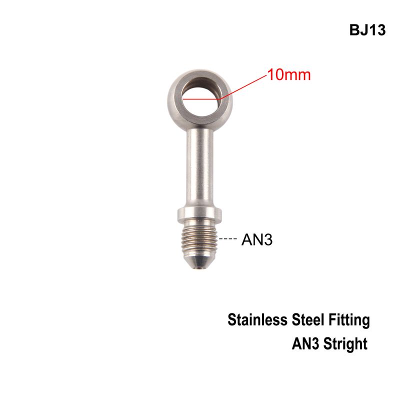 AN3 Motorcycle Motor Bike Hydraulic Brake Oil Hose e Fitting stainless Steel 10mm hole_voghion.com