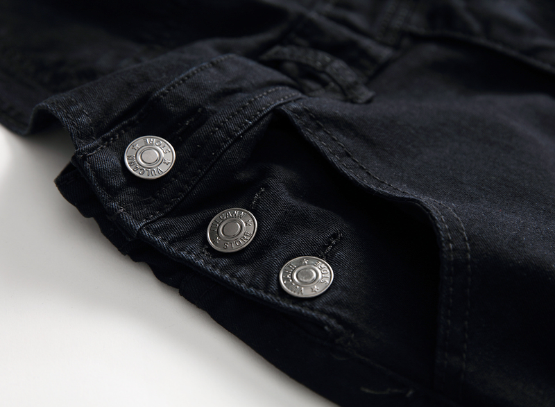 Los pantalones vaqueros de las ligas del dril de algodón de los hombres de la ropa del hombre jadean los mamelucos para los hombres_voghion.com
