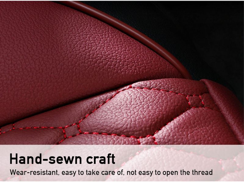 Universal Covers PU Leather Car Seat Cushions Four Seasons Breathable Mats Front/Back Seats Protective Pads Auto Goods_voghion.com