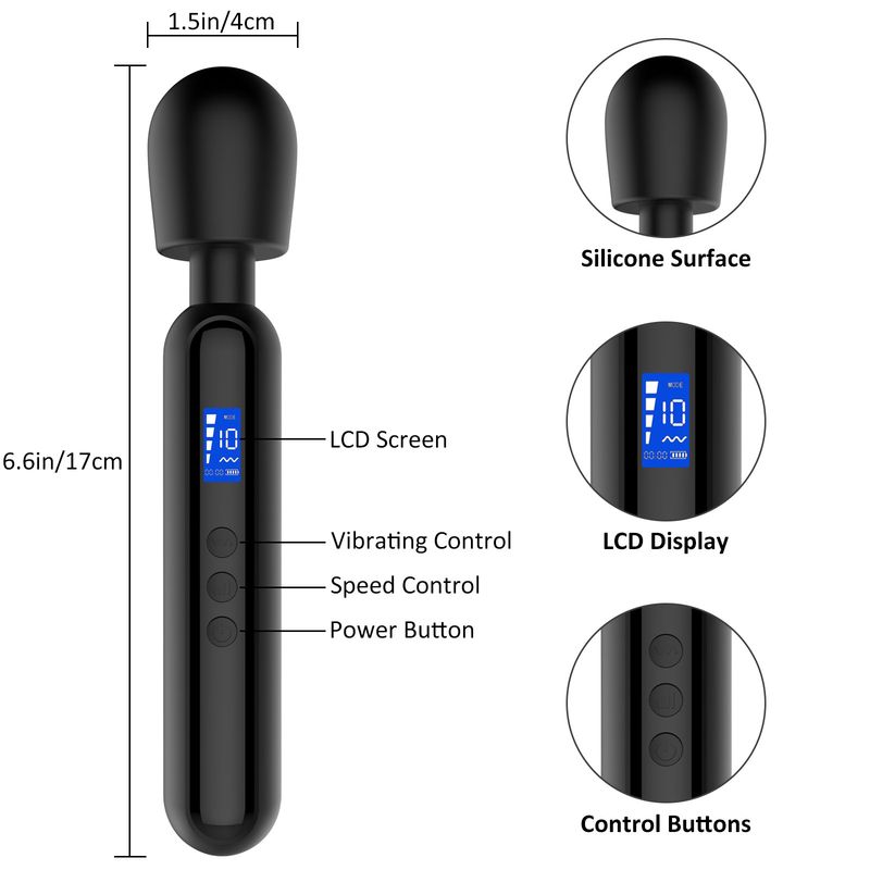 YAQU Four Vibration Speeds And Ten Vibration Modes Silicone+ABS Clit Stimulator Nipple Stimulation Female Masturbations Products_voghion.com